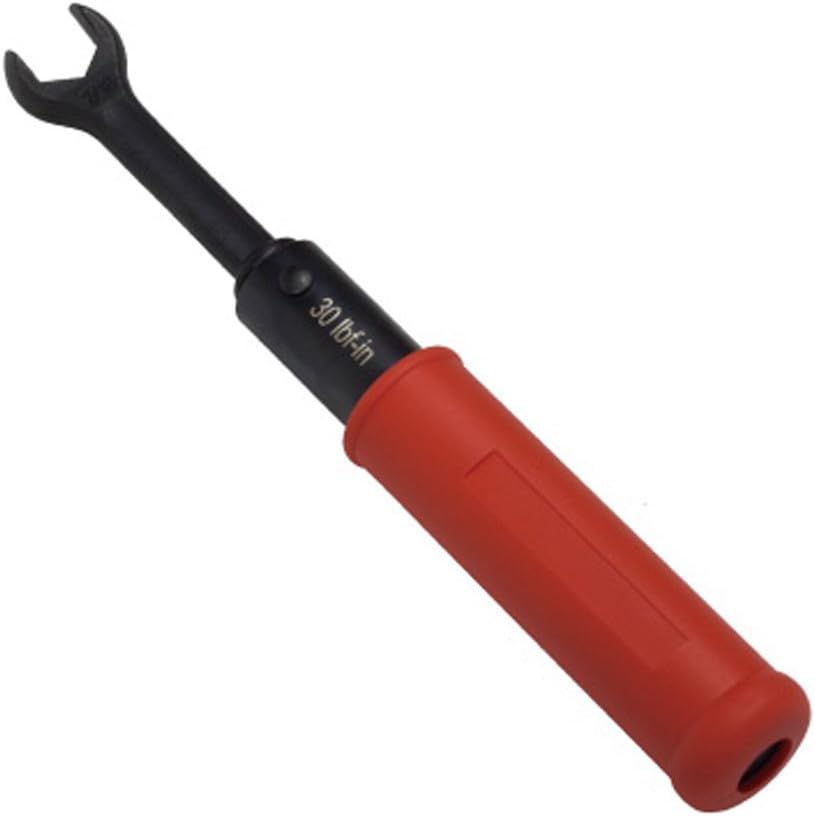 Comfy Hour Jolly Handy Tools Collection – Llave dinamométrica para conector tipo F de 716 pulgadas, 30 libras, metal