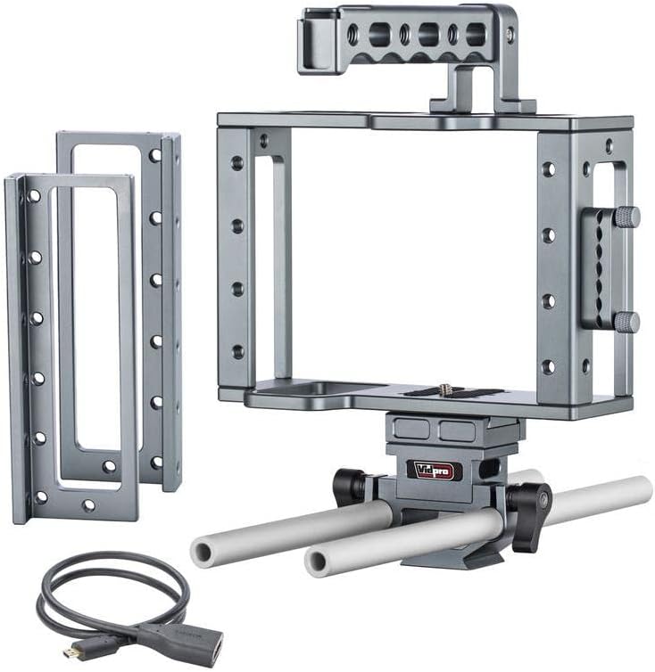 Jaula universal de aluminio para cámaras réflex digitales y cámaras de tamaño similar