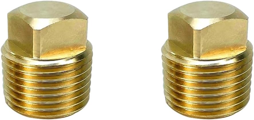 Kit de tapones de drenaje para lancha, tapón de drenaje de latón macizo de 12 pulgada para la mayoría de cascos de barco, accesorios esenciales para