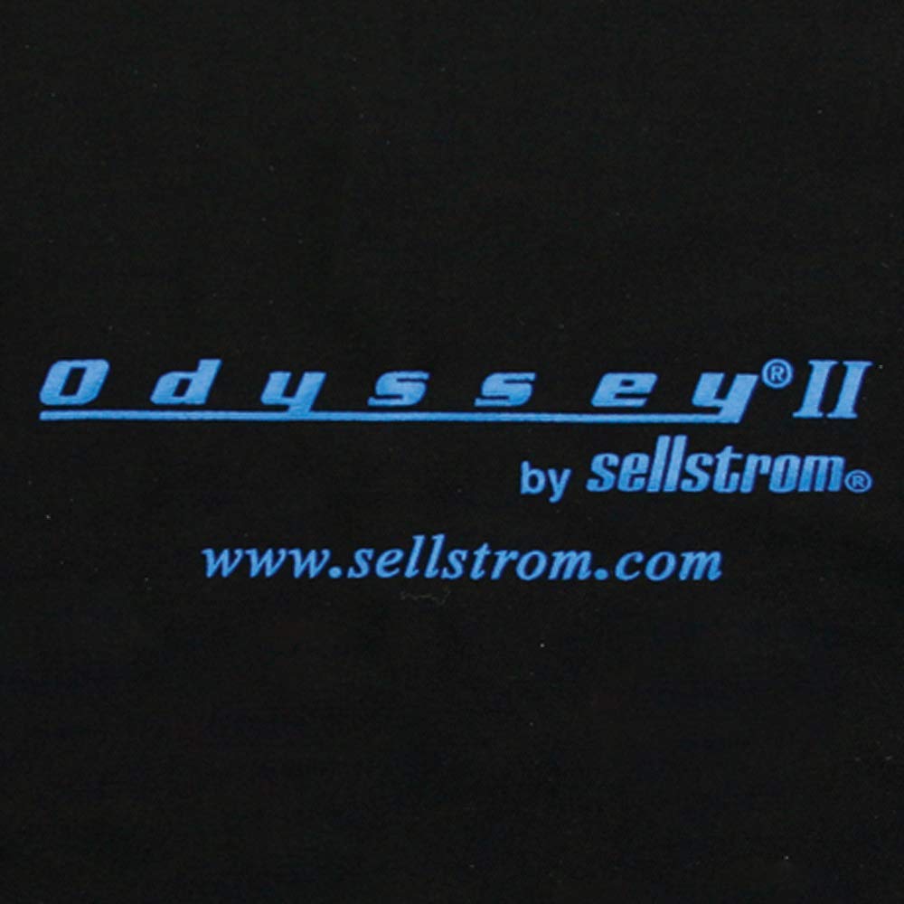 Sellstrom Bolsa protectora de microfibra para gafas Odyssey II con cordón, negro, S79905
