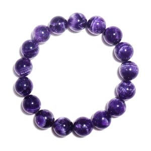 10MM Amethyst Bracelet for Men  Natural Third Eye & Crown Chakra Crystal  Fits for about 7.5″ Wrist  Emotional Healing Spiritual Gift for Talismans 10MM Amethyst Bracelet for Men  Natural Third Eye & Crown Chakra Crystal  Fits for about 7.5″ Wrist  Emotional Healing Spiritual Gift for Talismans