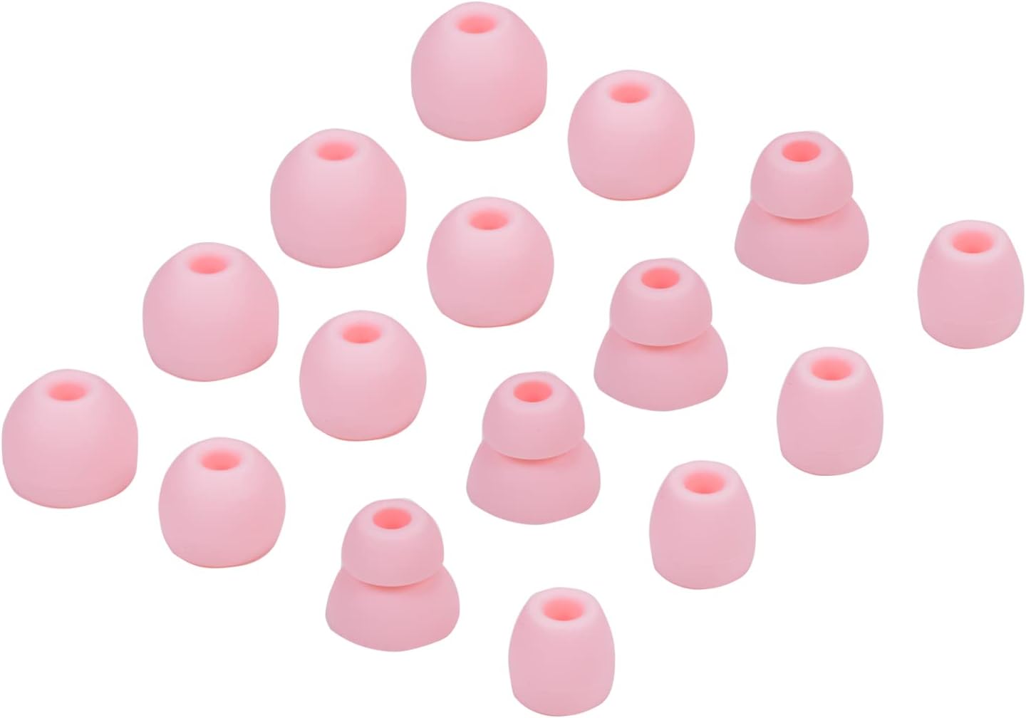 Juego de auriculares de silicona de repuesto para auriculares inalámbricos Powerbeats Pro, 8 pares (rosa)