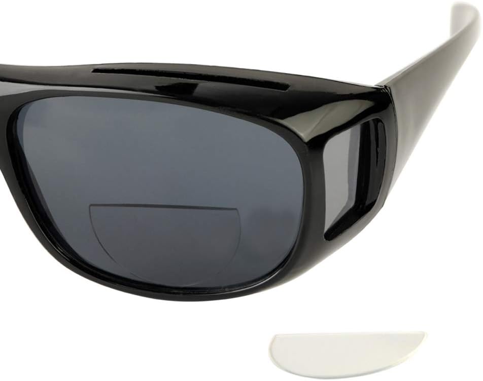 Alta potencia de aumento Stick en lentes bifocales lector reutilizable adhesivo etiqueta engomada lectura gafas de sol 6.0-4.5