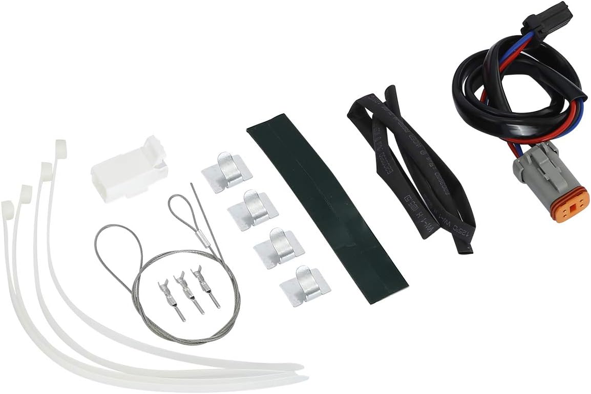 XFMT Cromo Tour Pack maletero Portaequipajes con luz LED para Harley Air Wing Style Touring Road King Electra Street Glide 1993-2013