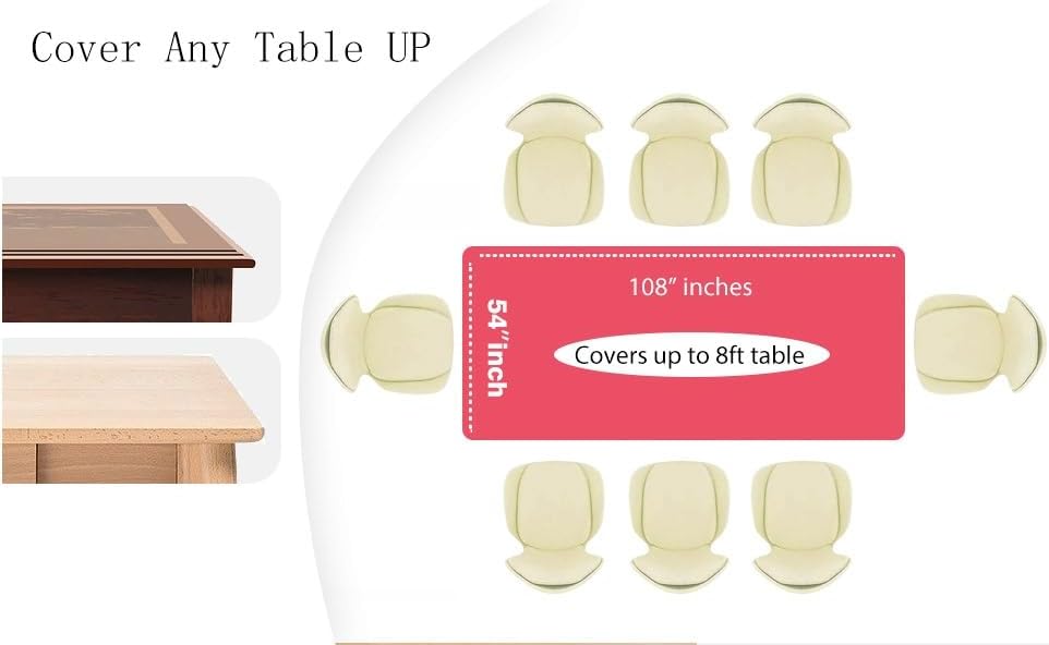 Evershine – Mantel de plástico resistente (reutilizable, 12 unidades)