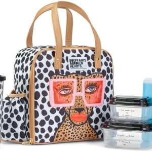 Fit & Fresh Wichita Lonchera aislada con bolsa lateral y asas de transporte, kit completo de almuerzo incluye vaso a juego, 2 recipientes y bolsa de Fit & Fresh Wichita Lonchera aislada con bolsa lateral y asas de transporte, kit completo de almuerzo incluye vaso a juego, 2 recipientes y bolsa de