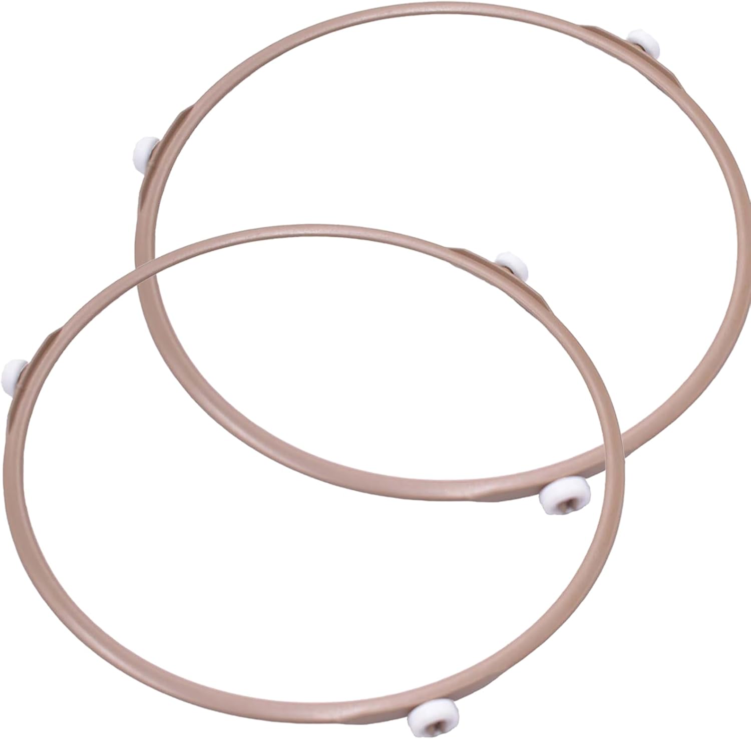 Paquete de 2 anillos giratorios de microondas de 7.45 pulgadas, soporte para bandeja de placa de vidrio, anillo interior de repuesto, para