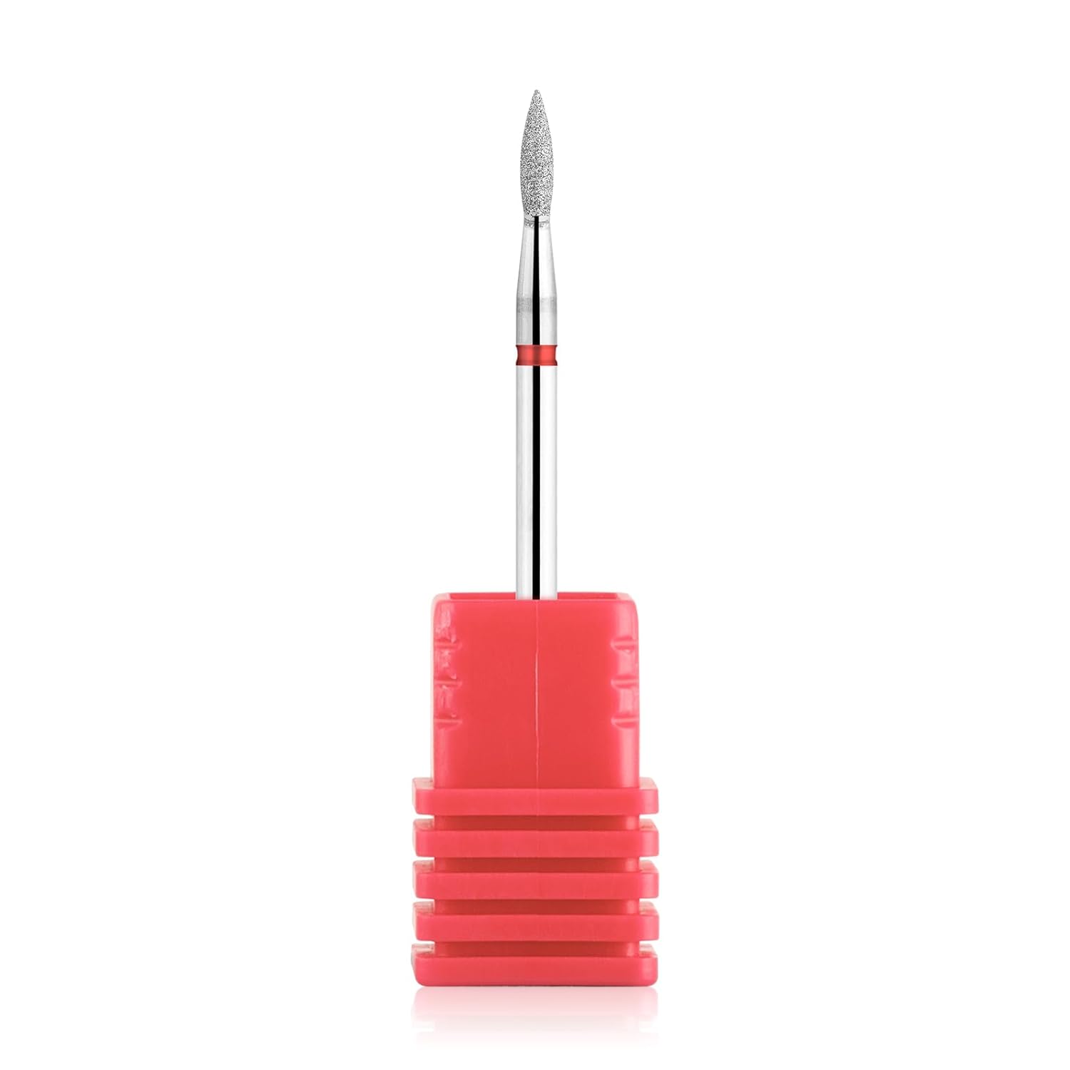 NMKL38 Broca para cutícula de diamante en forma de llama para manicura profesional para preparación de uñas 332 vástago broca (240-021R)