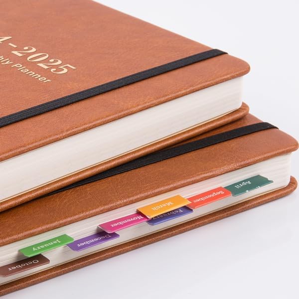 Planificador 2022 Planificador semanal y mensual 2022 con calcomanÃas de calendario enero 2022 diciembre 2022 575 x 825 pulgadas papel grueso A5 - Imagen 8