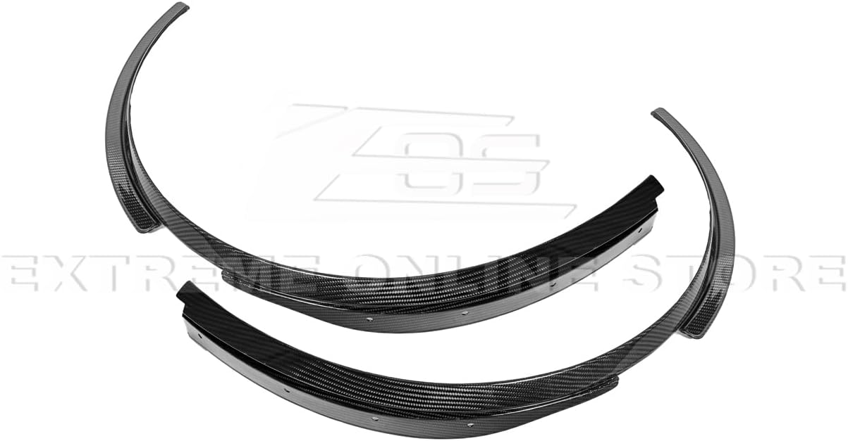 Repuesto para todos los modelos Chevrolet Corvette C8 2020  Paquete de rendimiento para moldura de rueda delantera lateral par de extensiones de