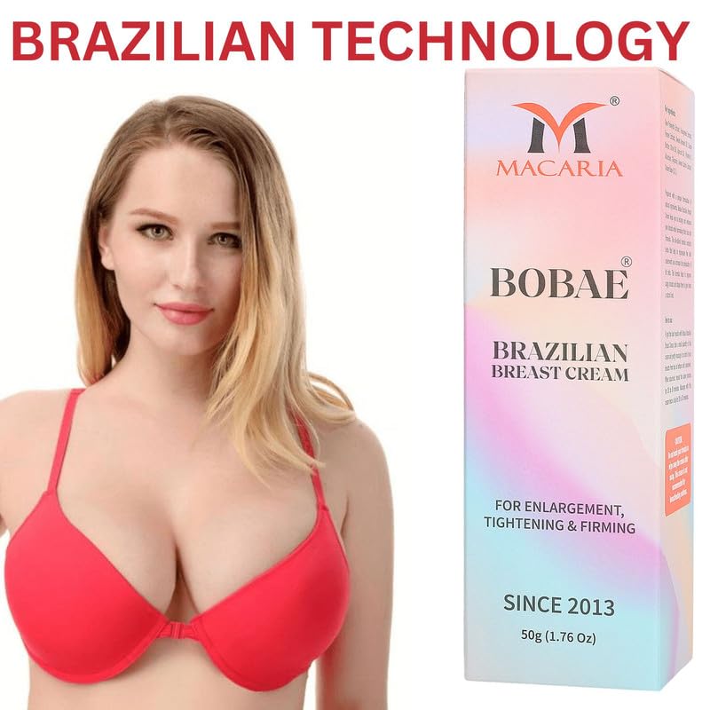 MACARIA Bobae Gel crema para ampliación de senos  Busto de masaje de senos para abucheo más grande  Aceite natural para el crecimiento de los senos