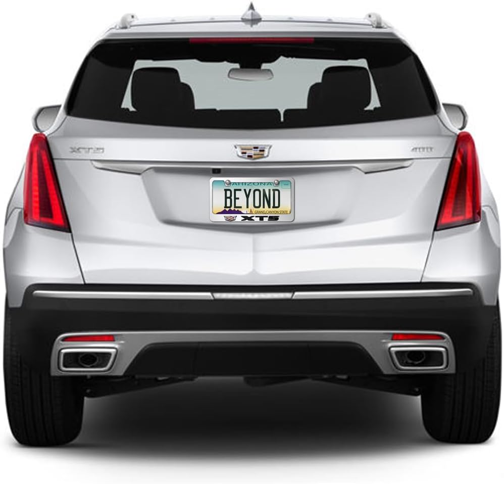 para Cadillac XT5 Marco de matrícula de metal (cromo)