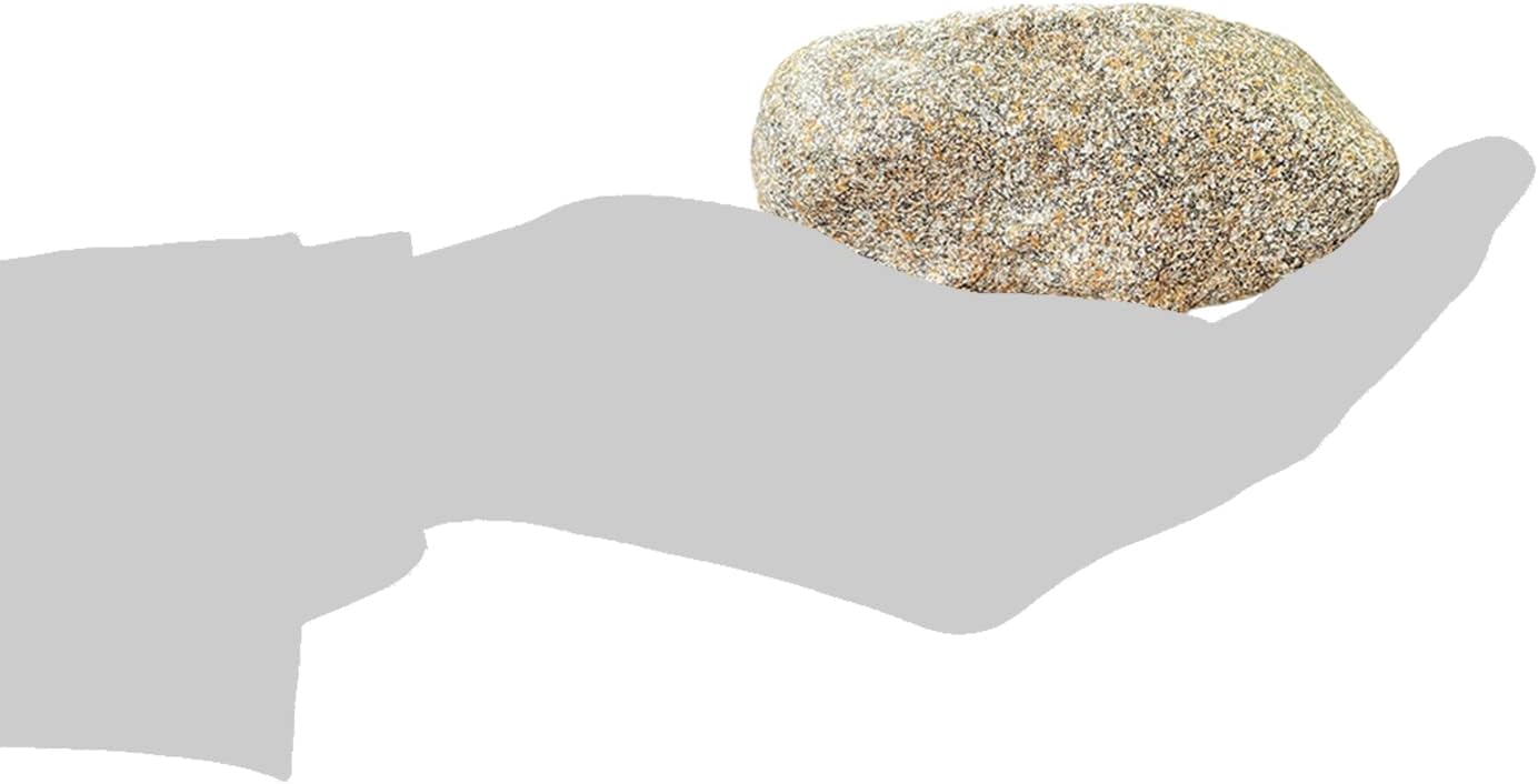 PANGAEA Hide-a-Spare-Key – Roca falsa  Se ve y se siente como piedra real  Seguro para jardín al aire libre o patio, geocaching (tipo C, 1 paquete),