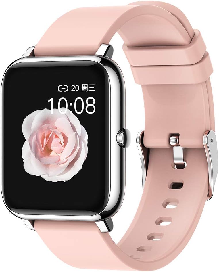 HANDA – Reloj inteligente para hombres y mujeres, monitor de actividad deportiva con pantalla táctil completa, reloj inteligente con frecuencia