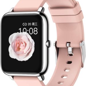 HANDA – Reloj inteligente para hombres y mujeres, monitor de actividad deportiva con pantalla táctil completa, reloj inteligente con frecuencia HANDA – Reloj inteligente para hombres y mujeres, monitor de actividad deportiva con pantalla táctil completa, reloj inteligente con frecuencia