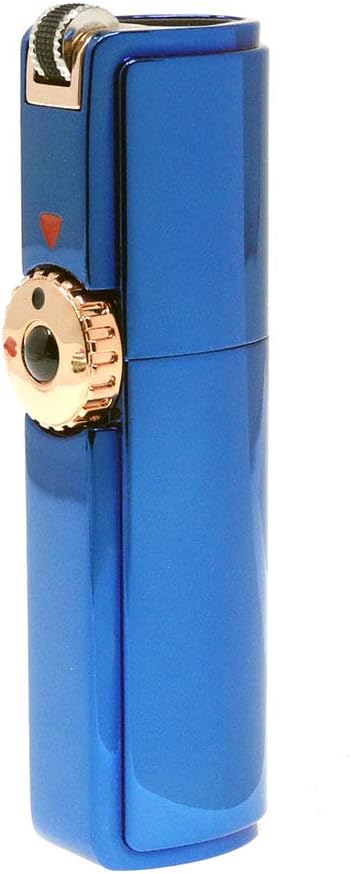 Skyline – Encendedor de cigarrillos con triple chorro de llama con herramienta de corte de puros (azul)