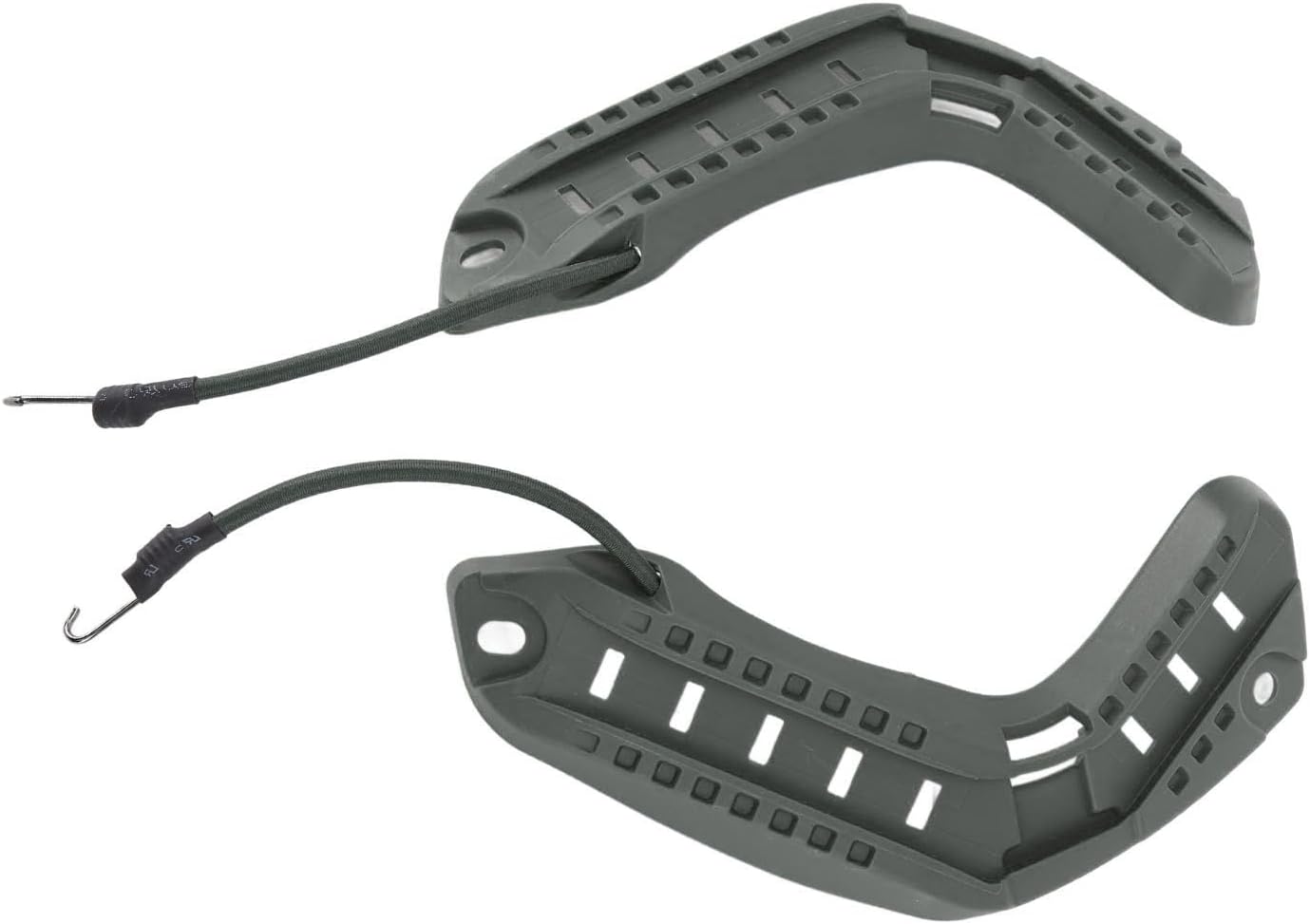 Riel lateral del casco, accesorios para casco ARC, fáciles de instalar, robustos para actividades al aire libre (verde)