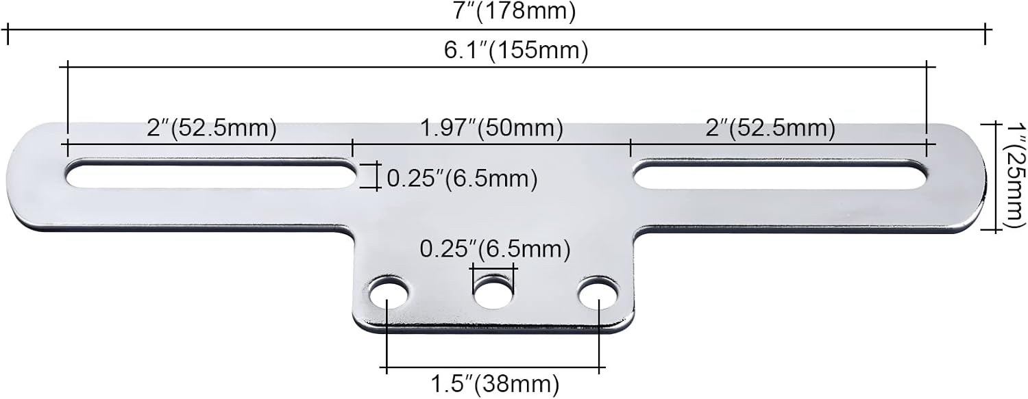Soporte de aluminio para placa de matrícula con soporte de luz para remolques, camiones, automóviles, motocicletas, marco de matrícula ajustable
