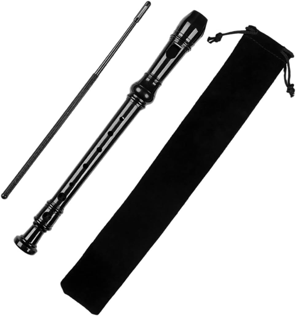 Grabadora de instrumento de madera para clarinete musical para niños niños musicales para niños 1 juego flauta artista C grabadora de llaves para