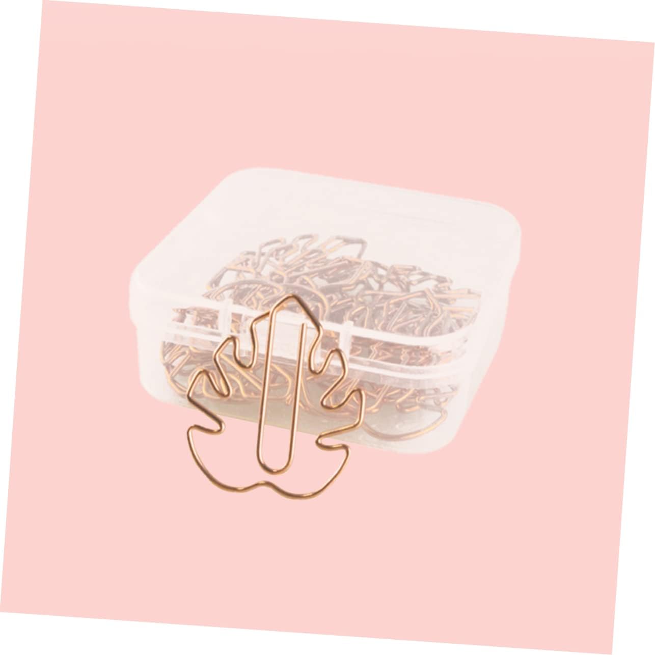MAGICLULU Clip de papel escolar 20 piezas Oficina Animal Monstera Leaf Creative Clips