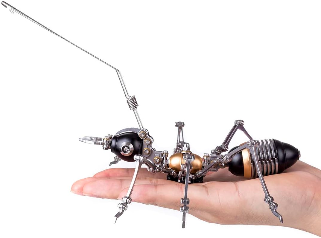 Rompecabezas de metal 3D, kit de modelo mecánico de insectos, hormigas y hormigas, rompecabezas de metal 3D, ensamblaje de bricolaje, rompecabezas