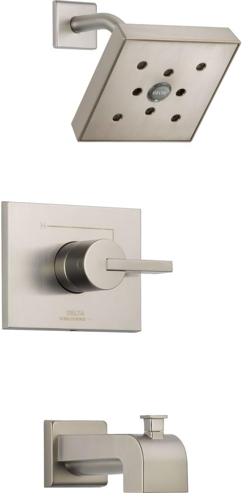Delta Faucet T14453-H2O Vero Monitor Serie 14 – Moldura para bañera y ducha, cromada