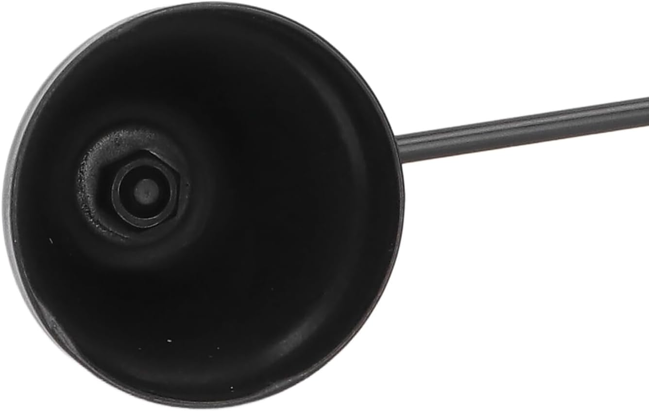 Zerodis Snuffer de velas, 2 piezas de extintor de velas con mango largo para velas, accesorio para velas, herramienta de extinción de mecha (negro)