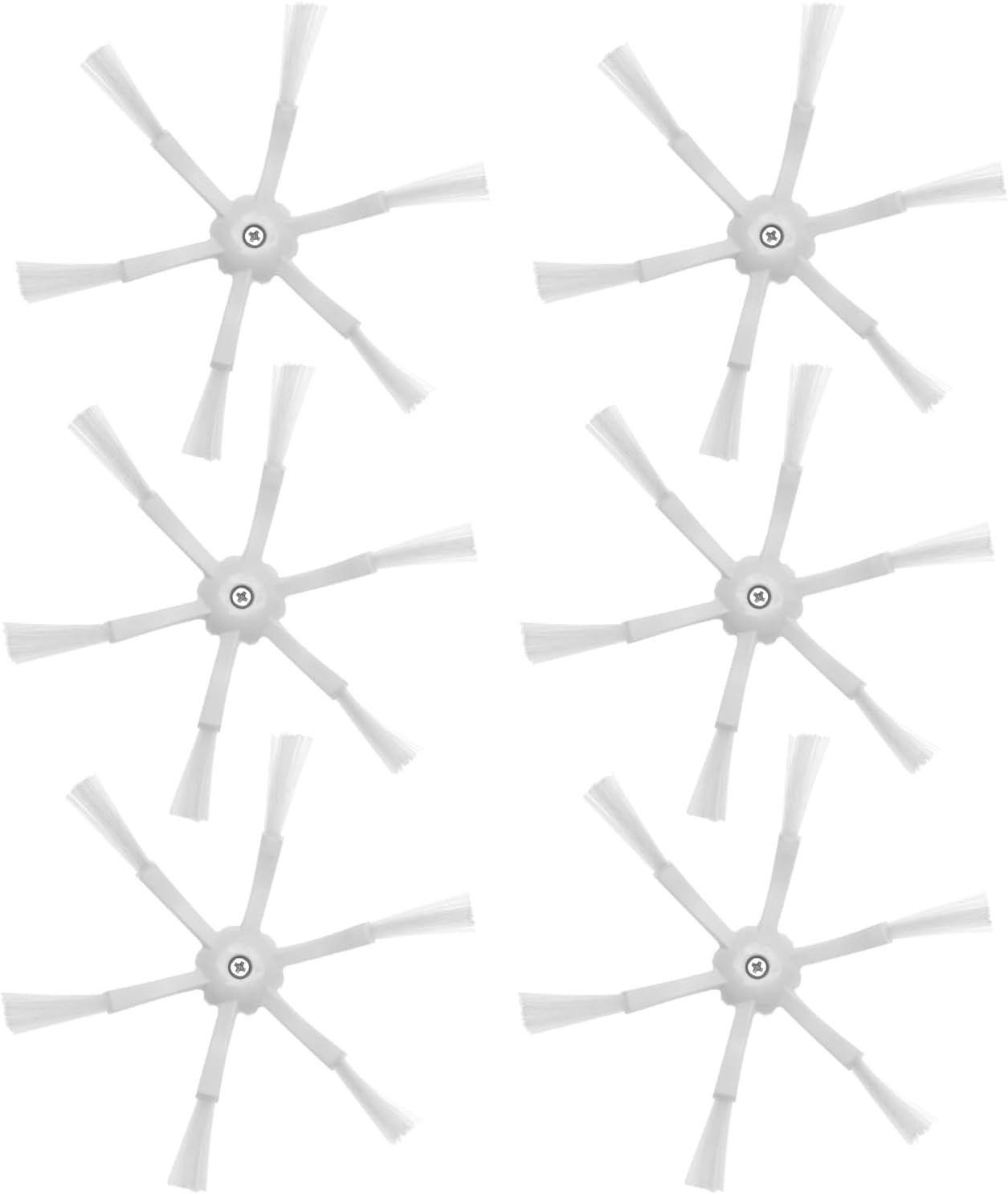 6 cepillos laterales de robot de barrido compatibles con Xiaomi Roborock S5 Max S6 S6 MaxV S6 Pure Side Brush Reemplazo Accesorio