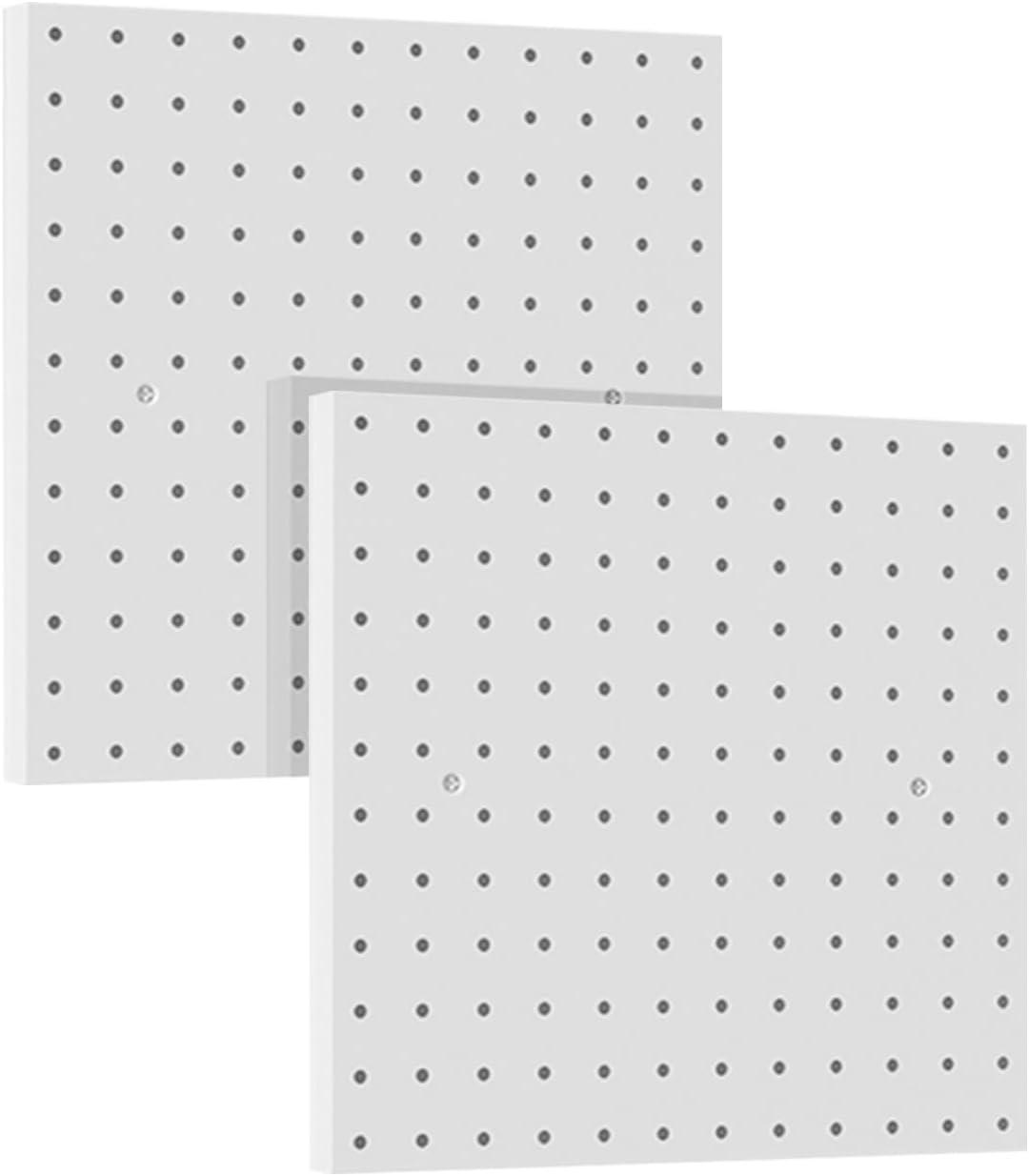 Tablero de clavijas, se adapta a ganchos de metal de 18 pulgadas, organizador de pared de 24 x 12 pulgadas para sala de manualidades, garaje,