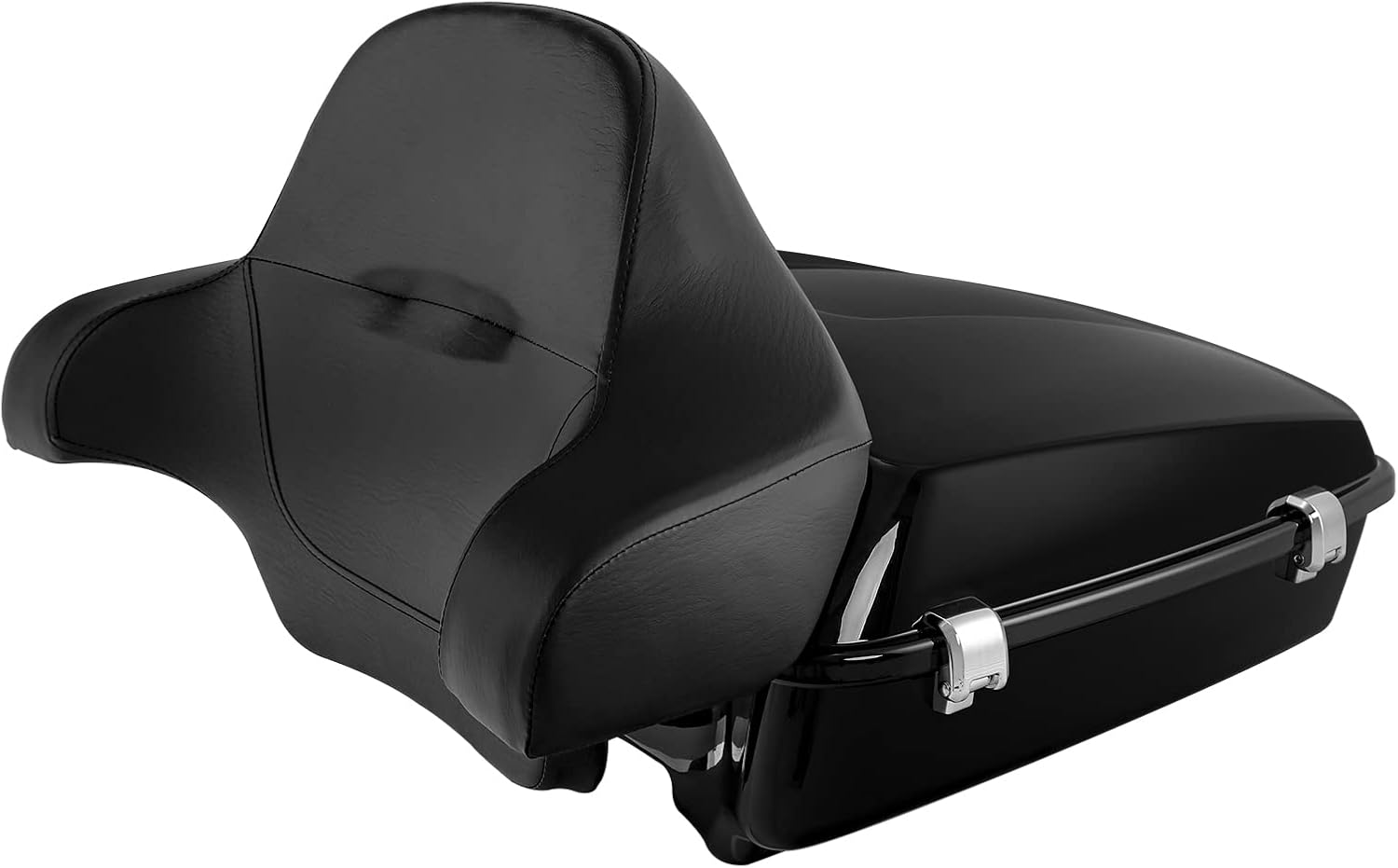 TCT-MOTORPARTS Respaldo de maletero picado, estante superior de montaje para Harley Tour Pak Trunk Touring Electra Glide Road Glide Street Glide
