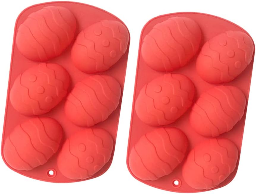 Molde de silicona para huevos de Pascua, molde para hornear en forma de huevo, molde de chocolate para decoración de fiestas temáticas de Pascua