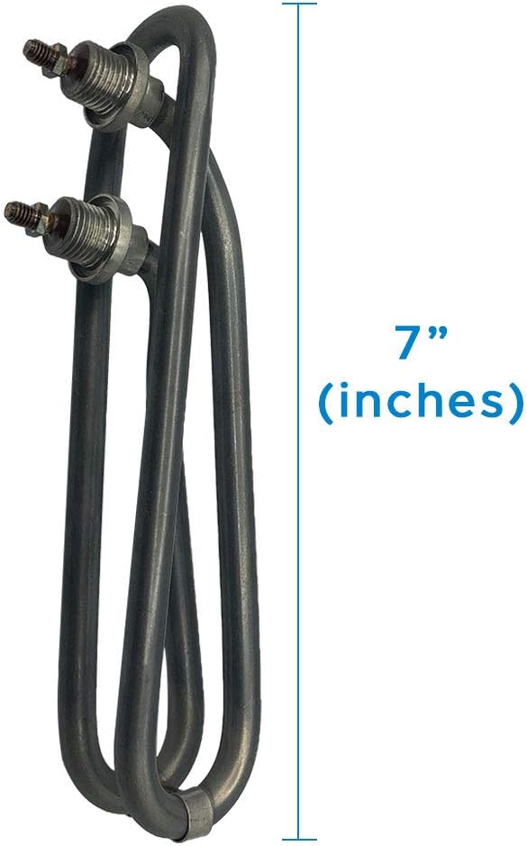 7″ 4.0kw 240v Titanium Flo-Thru Universal Calentador Elemento Reemplazo Calefacción de la tina caliente