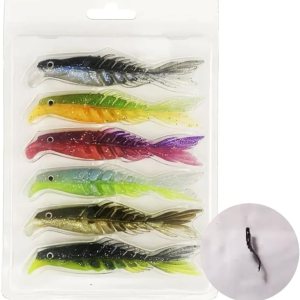 Señuelos suaves de varios segmentos, juego de señuelos de pesca multiarticulados, señuelos de pesca biónicos suaves, señuelo de pesca realista Señuelos suaves de varios segmentos, juego de señuelos de pesca multiarticulados, señuelos de pesca biónicos suaves, señuelo de pesca realista