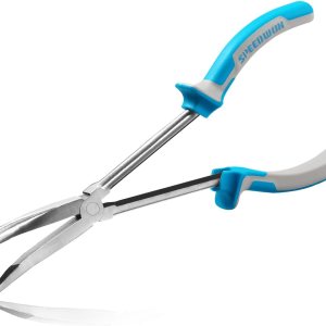 SPEEDWOX Alicates de punta doblada de largo alcance de 11 pulgadas, 30 grados de precisión de alicates finos para mecánicos, técnicos, contratistas, SPEEDWOX Alicates de punta doblada de largo alcance de 11 pulgadas, 30 grados de precisión de alicates finos para mecánicos, técnicos, contratistas,