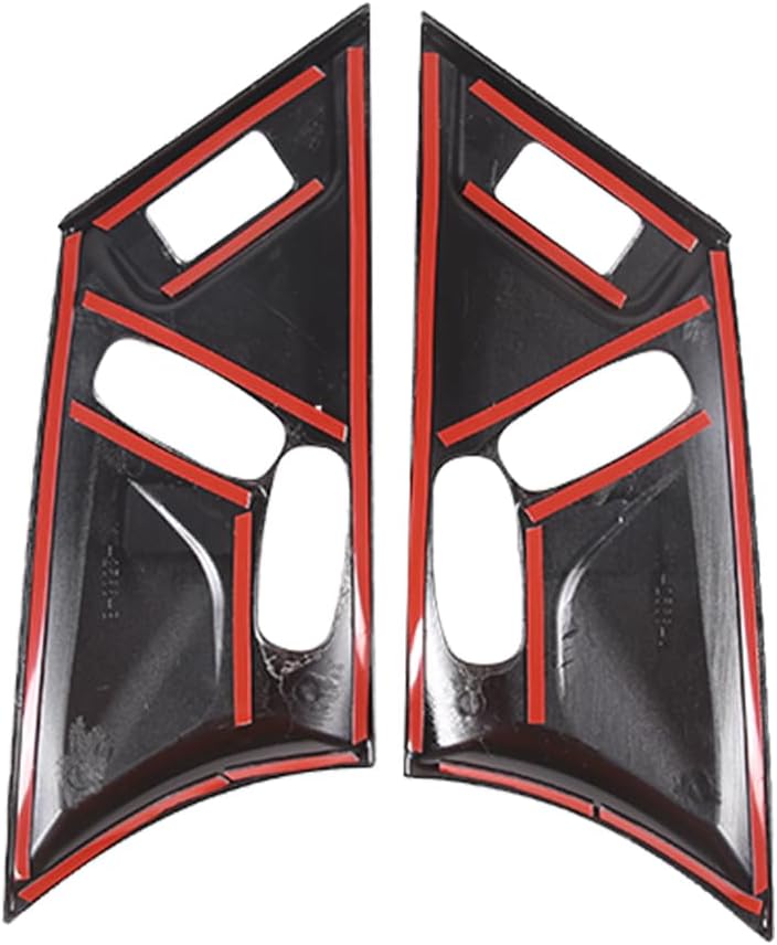 2 piezas de panel de ajuste eléctrico de asiento para Jaguar F-Type 2013-2024 botón de ajuste de asiento de coche interruptor marco accesorios