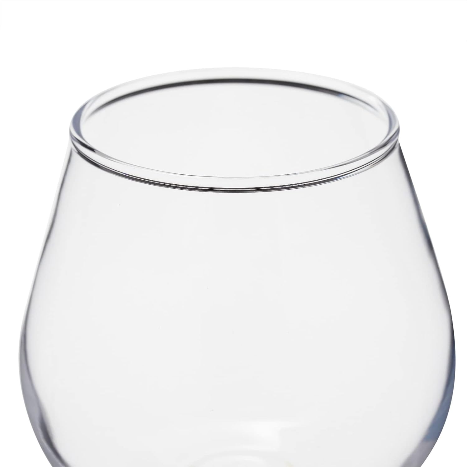 Juvale Juego de 4 copas de brandy para whisky, copas de vino de tallo corto para bourbon, coñac, brandy (13 onzas)