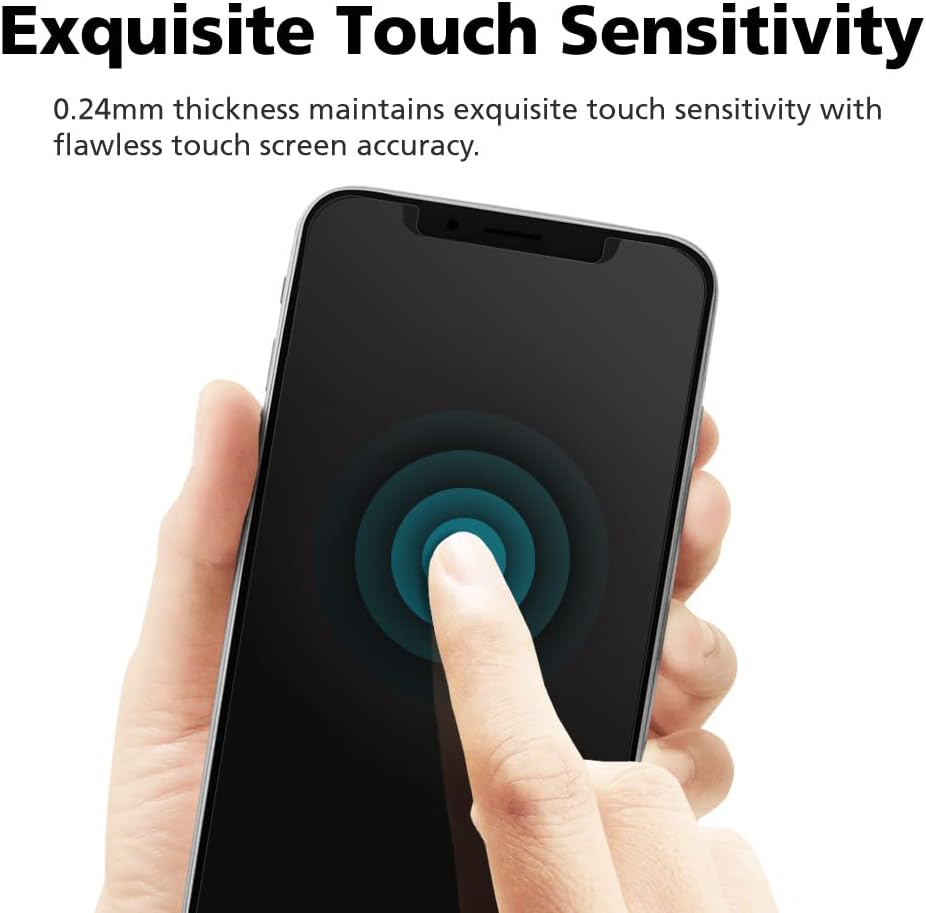 Diacube Paquete de 2 protectores de pantalla de privacidad para iPhone 13 Pro Max, protector de pantalla híbrido antiespía PET EPU, autorreparable,