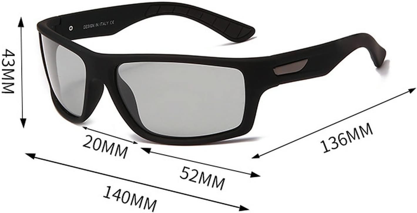 Lentes de lectura multifocales fotocromáticos deportivos para hombres y mujeres, lentes de sol presbópicos bifocales ligeros de transición
