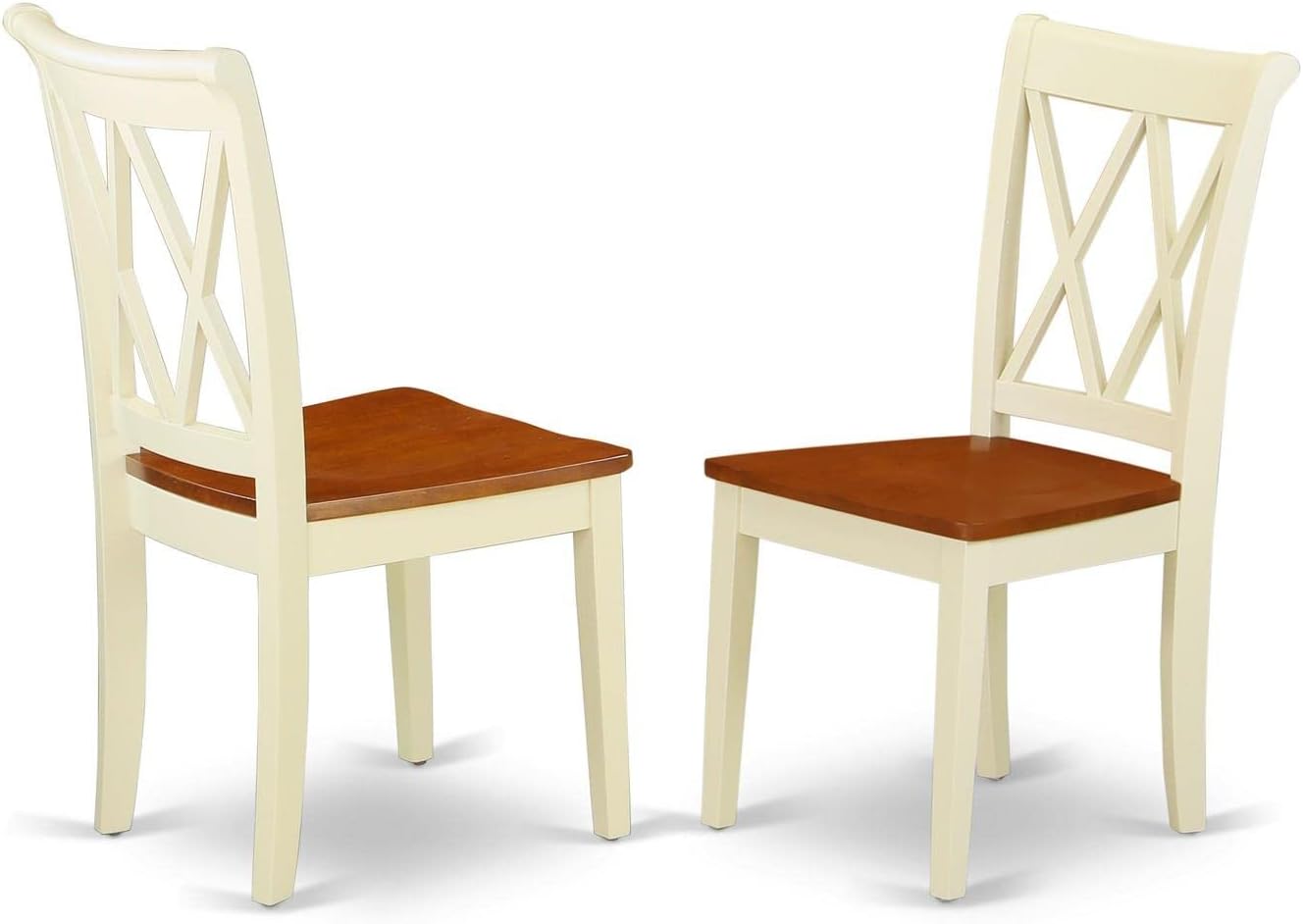 East West Furniture El juego de habitación Monza de 3 piezas contiene una mesa de cocina rectangular con gotas y 2 sillas de comedor, 36 x 54