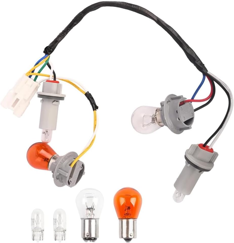 92450-3Q000 92450 3q000 3q000 Lámpara de luz trasera, soporte de enchufe y cable compatible con Hyundai Sonata 2011-2014, reemplaza 92450-3Q000