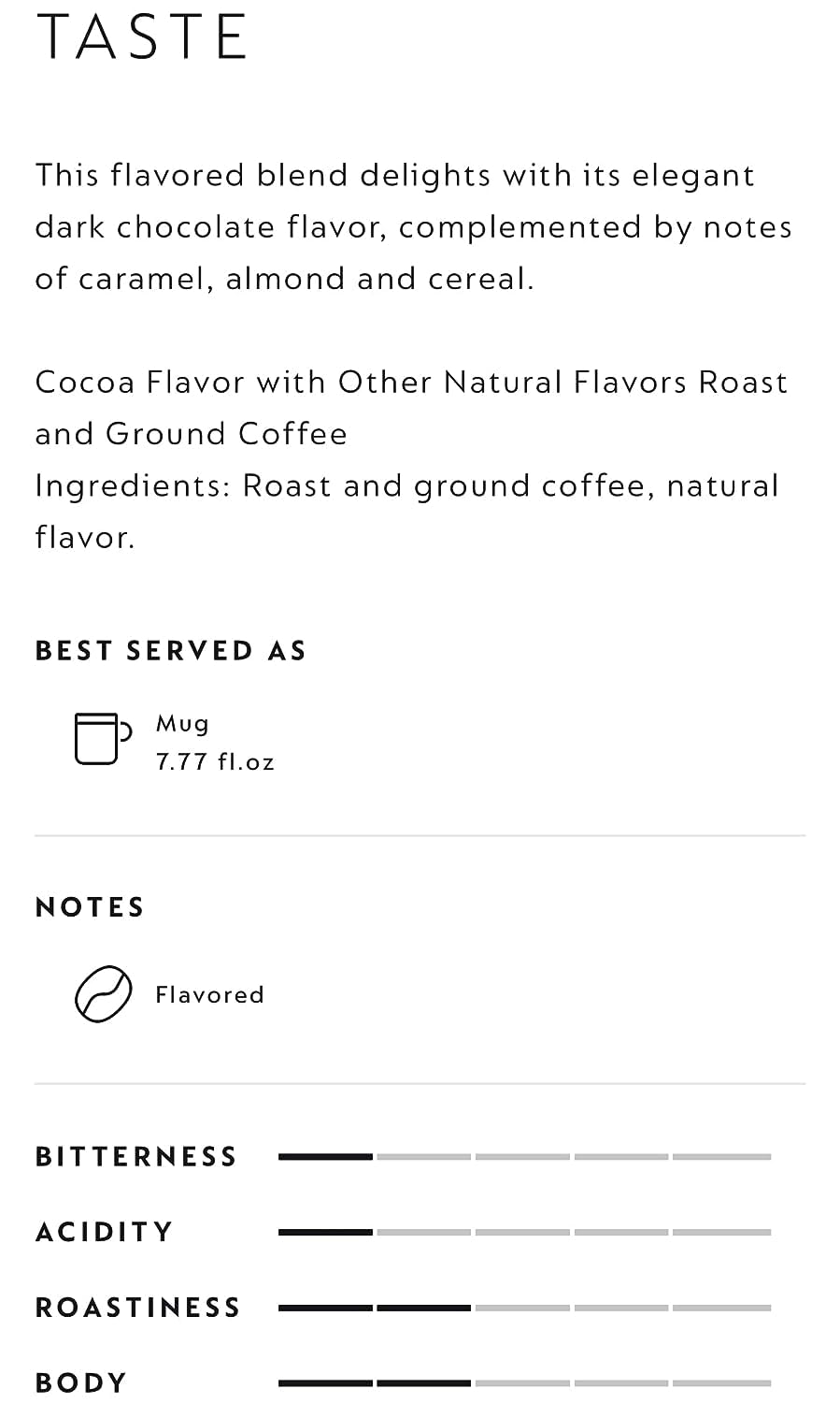 Cápsulas de café rico en chocolate VertuoLine (10 cápsulas) DE CHLIFE
