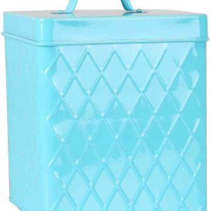 Home Basics – Caja de almacenamiento de alimentos para cocina, Turquoise Home Basics – Caja de almacenamiento de alimentos para cocina, Turquoise