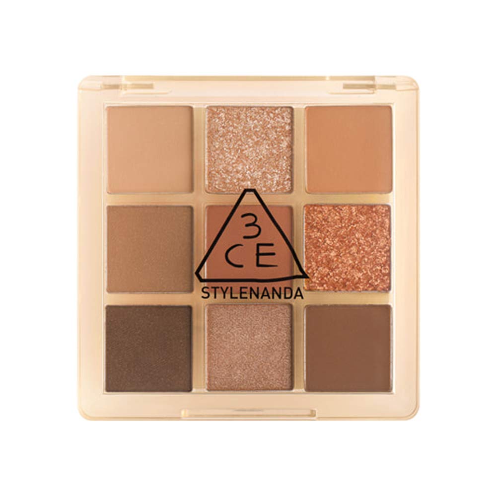 3CE Paleta de colores de ojos multi claro cálido y fresco #Butter Cream 9Colors Peal Glow sombra de ojos Staylenanda