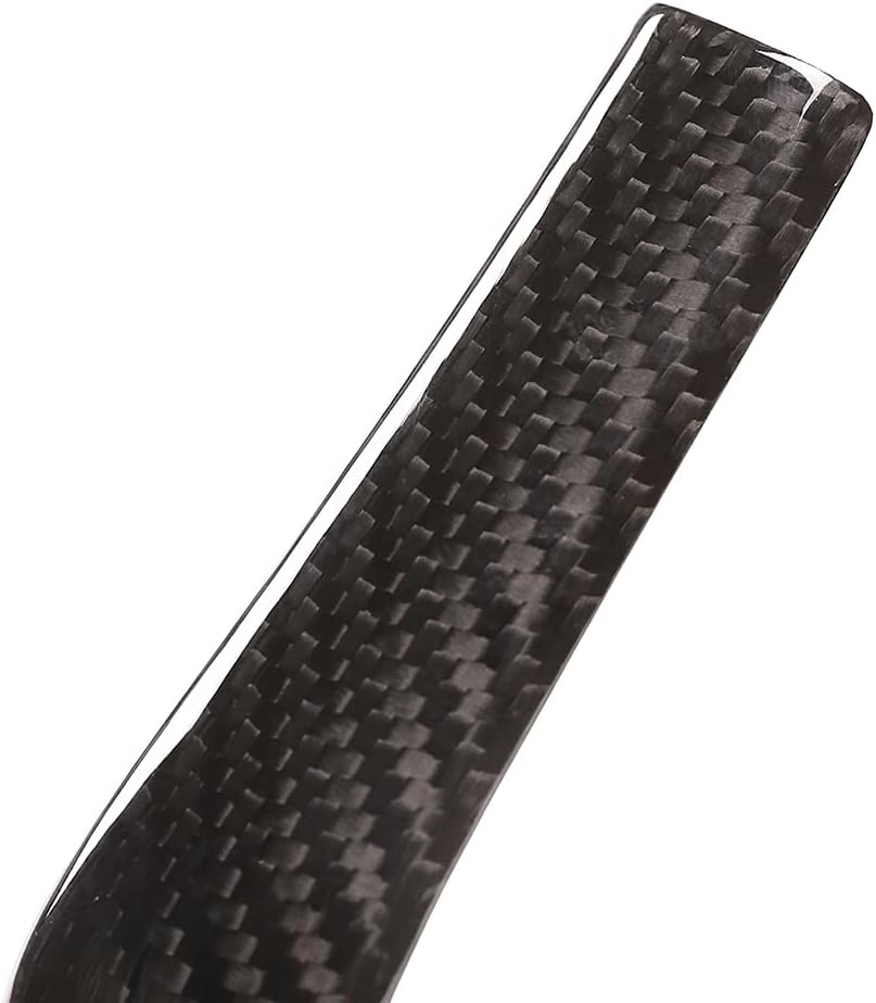 YIWANG Cubierta de la cabeza de la perilla de palanca de cambios de fibra de carbono 100% real para BMW E39 E60 E61 E83 E53 E46 Accesorios de coche