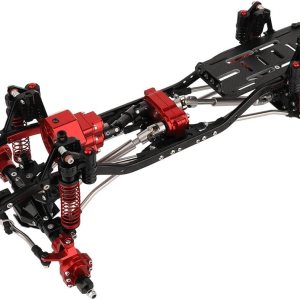 RZXYLRC 110 SCX10 II Marco de chasis de metal Control remoto Modelo de coche Simulación Escalada Actualización de coche Kit de reparación Piezas con RZXYLRC 110 SCX10 II Marco de chasis de metal Control remoto Modelo de coche Simulación Escalada Actualización de coche Kit de reparación Piezas con