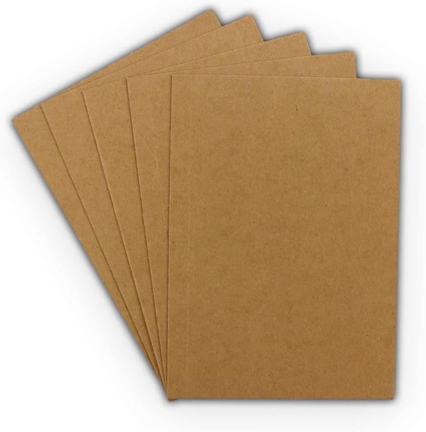 20 EcoSwift – Cartón de aglomerado de 8.5 x 11 pulgadas, material para álbumes de recortes, hojas de embalaje, almohadillas de envío, insertos de 8