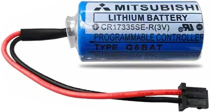 Paquete de 4 batería de litio Q6BAT CR17335SE-R (3V) para controlador programable del sistema QNS