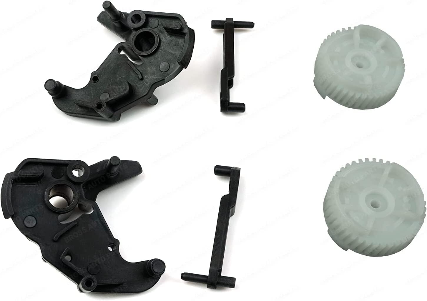 VALEA Kit de reparación de engranajes de bloqueo de puerta 51217202143 para B.M.W 1 3 5 X5 X6 Z4 E90 E91 E92 E93 izquierda y derecha