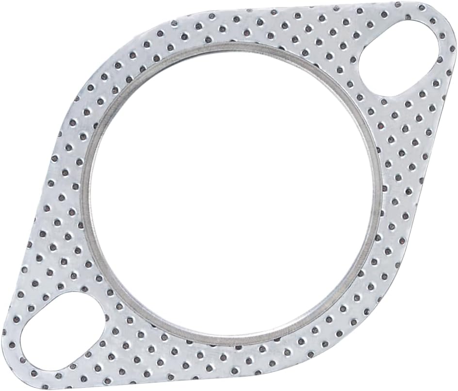 Kit de conexión de brida de escape de acero inoxidable, 2 pernos de 3.0 pulgadas de brida de escape y juego de juntas, accesorios para automóvil,