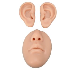 Betued Silicone Piercing Model for Novice Practice, Simulated Appearance, Realistic Experience in Nose and Ear Piercing (Medium Skin Color) Betued Silicone Piercing Model for Novice Practice, Simulated Appearance, Realistic Experience in Nose and Ear Piercing (Medium Skin Color)